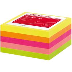 Office Depot Notiskub 76x76mm neon