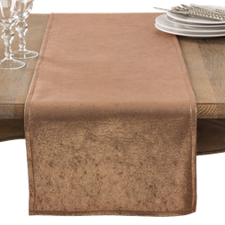 Saro Lifestyle Shimmering Tablecloth Silver, Brown, Gold (182.88x38.1cm)