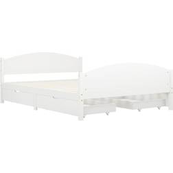 vidaXL Bed Frame with 2 Drawers 73.5cm