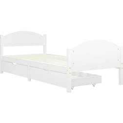 vidaXL Bed Frame with 2 Drawers 73.5cm