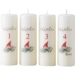 Klarborg Advent Light Elf in Hiding White Adventslys 4stk