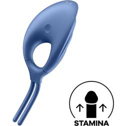 Satisfyer Swordsman Vibrating Cock Ring Blue