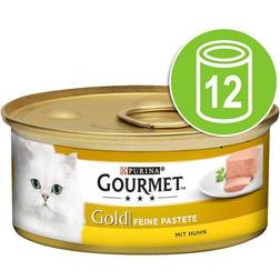 Gourmet Purina Gold Mousse 12 x 85 g - Trucha Con Tomate