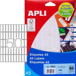 Apli Label A5 13x40mm 100pcs