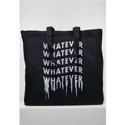 Mister Tee Shopper 'Whatever' rosa pastel negro blanco One Size