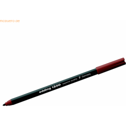 Edding Fasermaler 1300 Color Pen Braun 10 x