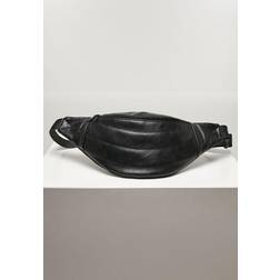 Urban Classics Puffer Imitation Leather Shoulder Bag black one size