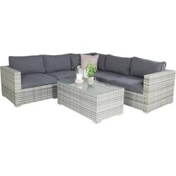 Venture Design Amazon Loungeset, 1 Bord inkl. 2 Stolar & 5 Soffor