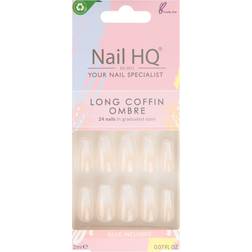 Nail HQ Hq Long Coffin Ombre