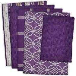 Design Imports Assorted Kitchen Towel Yellow, Black, Purple, Red, Brown, Green (71.1x45.7cm)