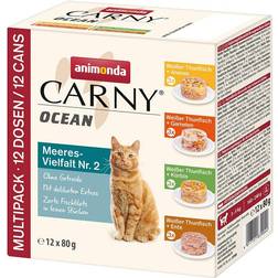 Animonda Carny Ocean 12 x 80 g - Pack Ahorro Mixto (4 variedades)