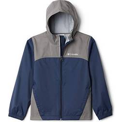 Columbia Boy's Glennaker Rain Jacket - Collegiate Navy/City Grey