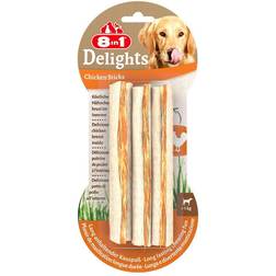 8in1 Delights Bastoncini Pollo Snack Per Cani - 3 pz (75 g)