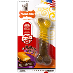 Nylabone Flavor Frenzy Power Chew Cheesesteak Durable Dog Chew Toy XL