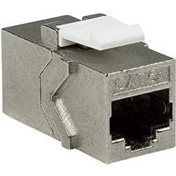 LogiLink Keystone RJ45-RJ45 Cat6a STP Adapter F-F