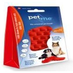 Aucune Pet+Me Dog Long Hair Brush Red