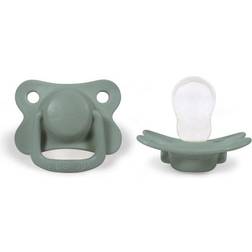 Filibabba Pacifiers Moss Green 6m+ 2-pack