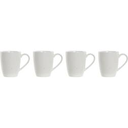 Dkd Home Decor Natural Taza 30cl 4pcs