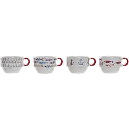 Dkd Home Decor Dele Taza de café 19cl 4pcs