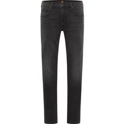 Lee Luke Dark Worn Slim Fit Jeans - Black