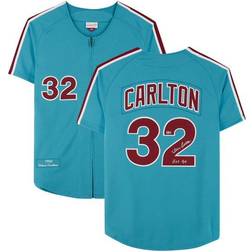 Fanatics Steve Carlton Philadelphia Phillies Autographed Light Blue Mitchell & Ness Authentic Jersey with HOF 94 Inscription