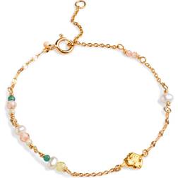 ENAMEL Copenhagen Lucie Bracelet - Gold/Forest