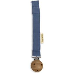 Filibabba Pacifier Holder with Velcro Warm Blue