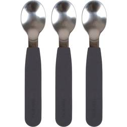 Filibabba Silikon Skedar 3-pack Stone Grey