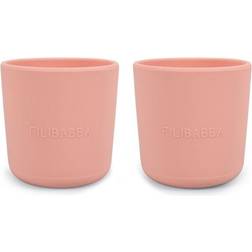 Filibabba Silikon Mugg 2-pack Peach