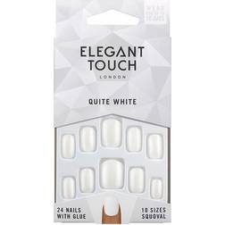 Elegant Touch Core Polish Quite White False Nails 24-pack