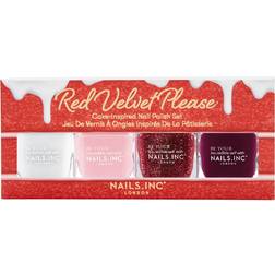 Nails Inc Velvet Please Polish Set