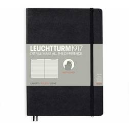 Leuchtturm1917 Leuchtturm1917 Notebook A5 Softcover Black Ruled