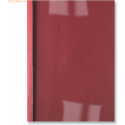 GBC IB451218 Leathergrain A4 Thermal Binding Covers Red Pack of 100