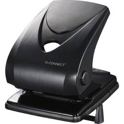 Q-CONNECT Taladrador Kf01236 2 Taladros Color Negro Abertura 3,5 mm Capacidad 35 Hojas