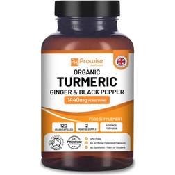 Prowise Healthcare Turmeric Curcumin 1440mg with Black Pepper & Ginger