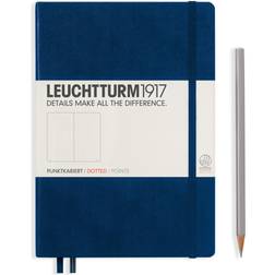 Carnet Leuchtturm 1917 Medium Couverture Rigide 249 Pages Bleu Marine