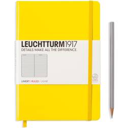 Leuchtturm1917 Leuchtturm1917 Notebook A5 Medium Linjeret Lemon