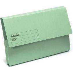 Exacompta Guildhall Document Wallet Foolscap Green (50 Pack)