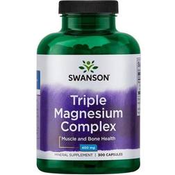 Swanson HEALTH TRIPLE MAGNESIUM COMPLEX 400 mg 300 stk