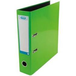 Oxford Elba 70mm Lever Arch File Laminated A4 Green 400107389