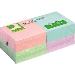 Q-CONNECT Rainbow, 76X76Mm, 4X3X80 Cart. Pastel, Color Index