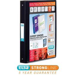 ELBA Vision 25mm 4 O-Ring Binder PVC A4 Black