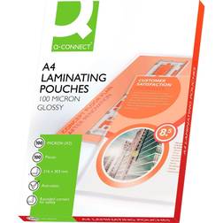 Q-CONNECT Laminating Pouches A4 100 Mic 100pcs