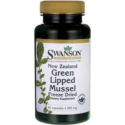 Swanson Green Lipped Mussel, 500 mg, 60 Capsules