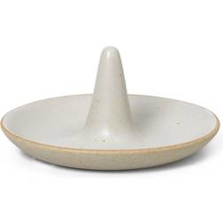 Ferm Living Baguier Ring Cone Off-white speckle