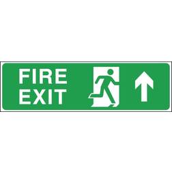 Vogue Fire Exit Sign Arrow Up