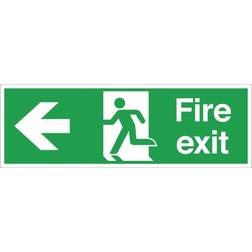 Vogue Non Branded Fire Exit Sign Arrow