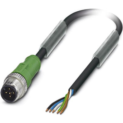 Phoenix Contact Sac-5P- 5,0-Pur/m12Fs Sensor Cable, 5Pos, M12 Socket, 5M