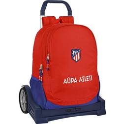 Atlético Madrid School Rucksack with Wheels Red Navy Blue (32 x 44 x 16 cm)