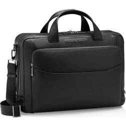 Porsche Design Roadster Leather Briefcase M Black